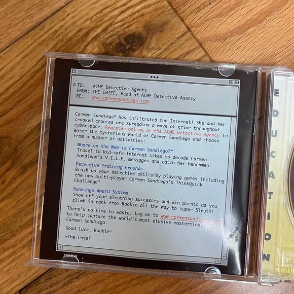 CARMEN SANDIEGO THINK QUICK CHALLENGE 1999.‎ Windows 95/98 - Picture 3 of 9